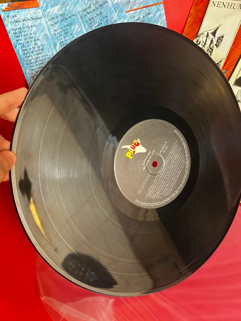 Vinil Lp disco nenhum de nós cardume  - Foto 4