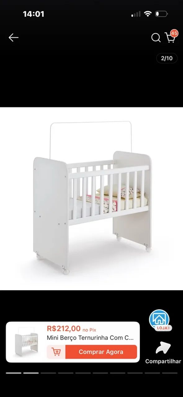 Mini berço ternurinha  - Foto 5