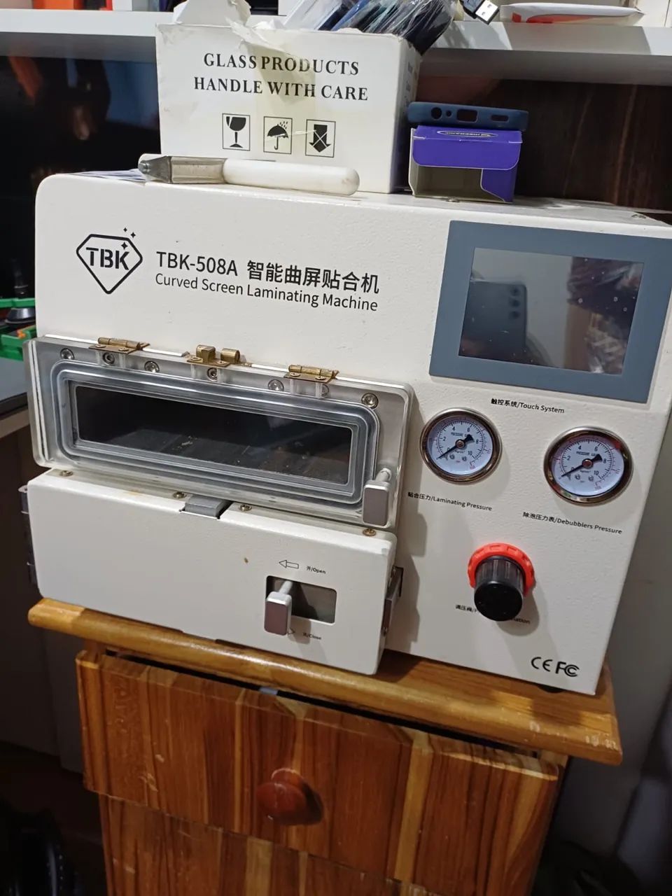 Maquina laminadora de telas TBK-508A (Negociavel)
