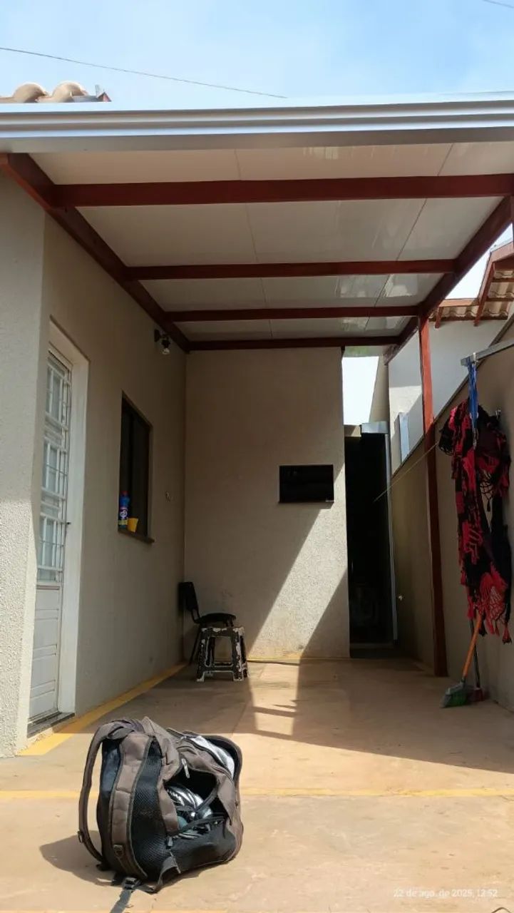Pergolado com Telha Sanduíche/Peroba madeira  - Foto 3
