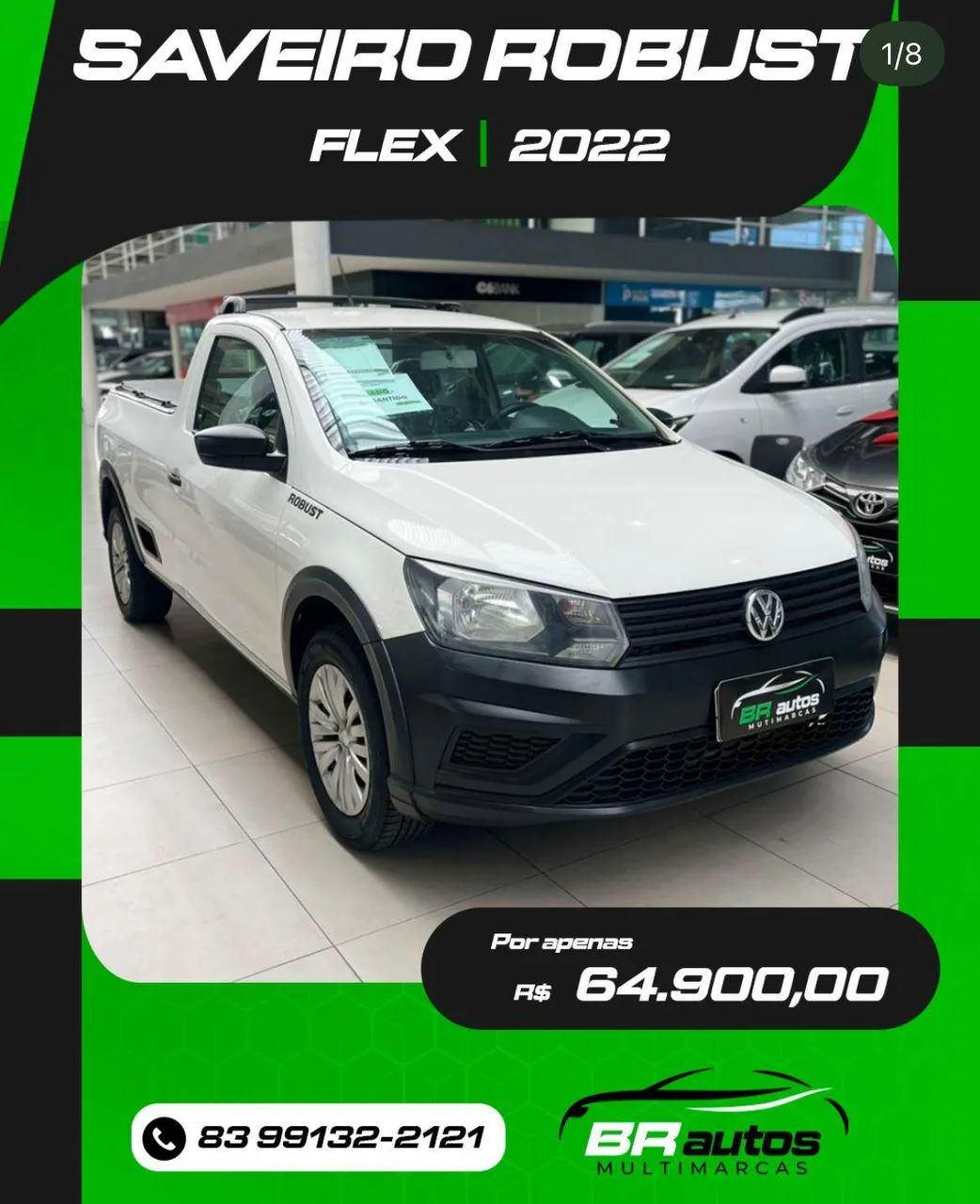 Volkswagen Saveiro Saveiro Robust 1.6 Total Flex 8V 2022