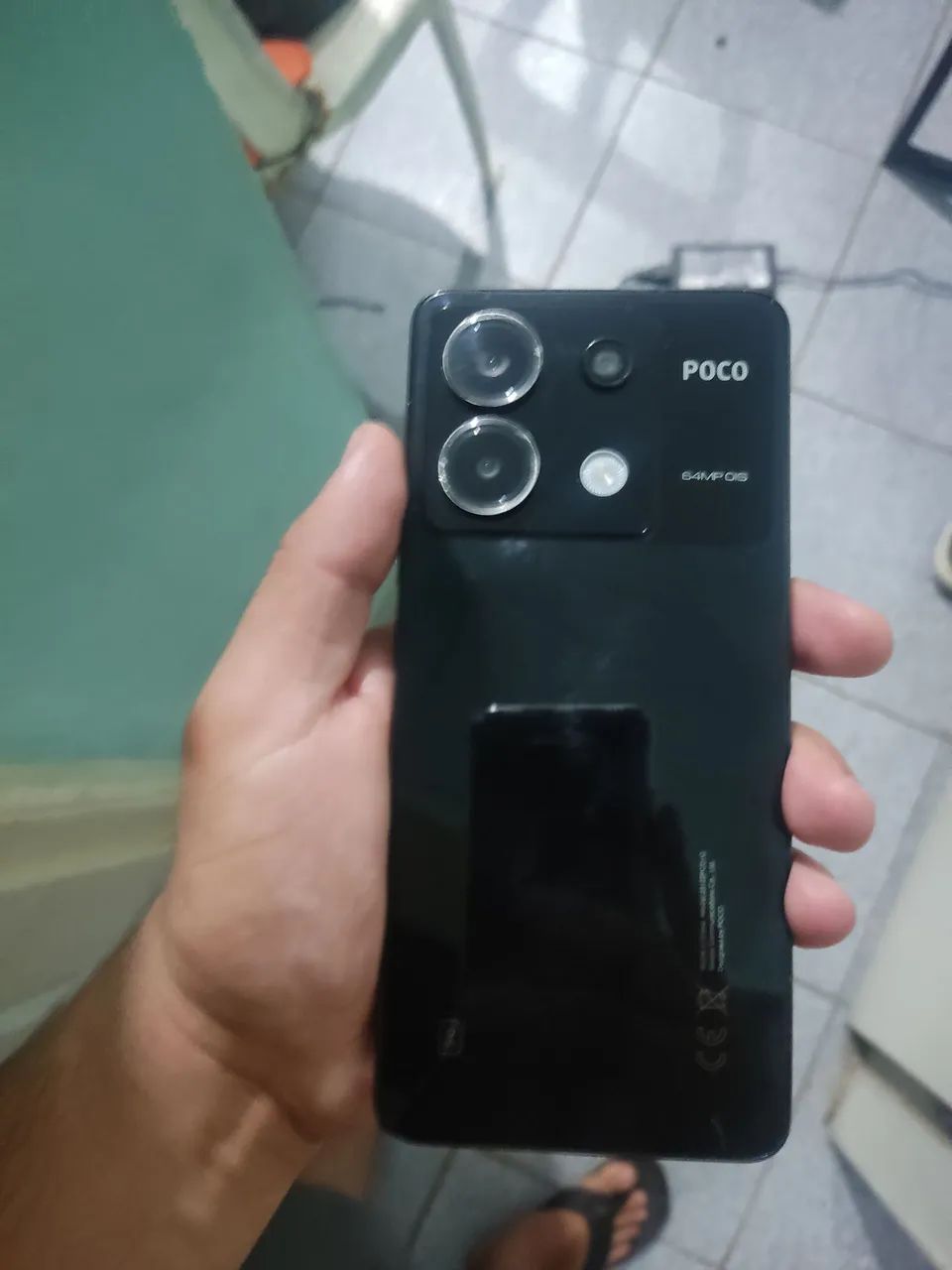 POCO X6 5G 256GB + 12GB RAM | Tela Nova + Capinha e Película - Foto 2