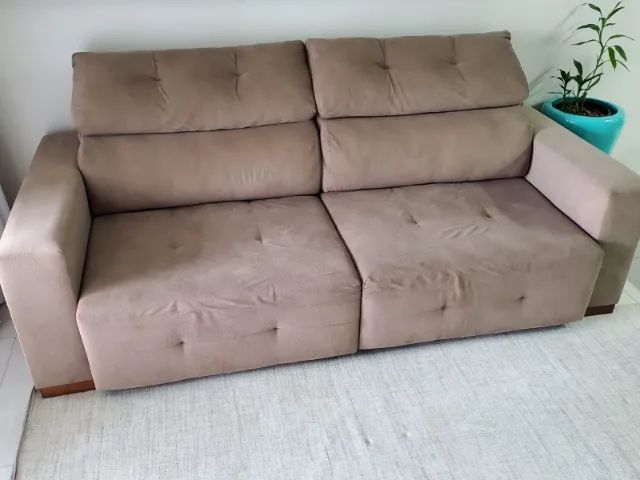 SOFÁ RETRÁTIL E RECLINÁVEL DA HABITATO SOFA  + PUFF    - Foto 4