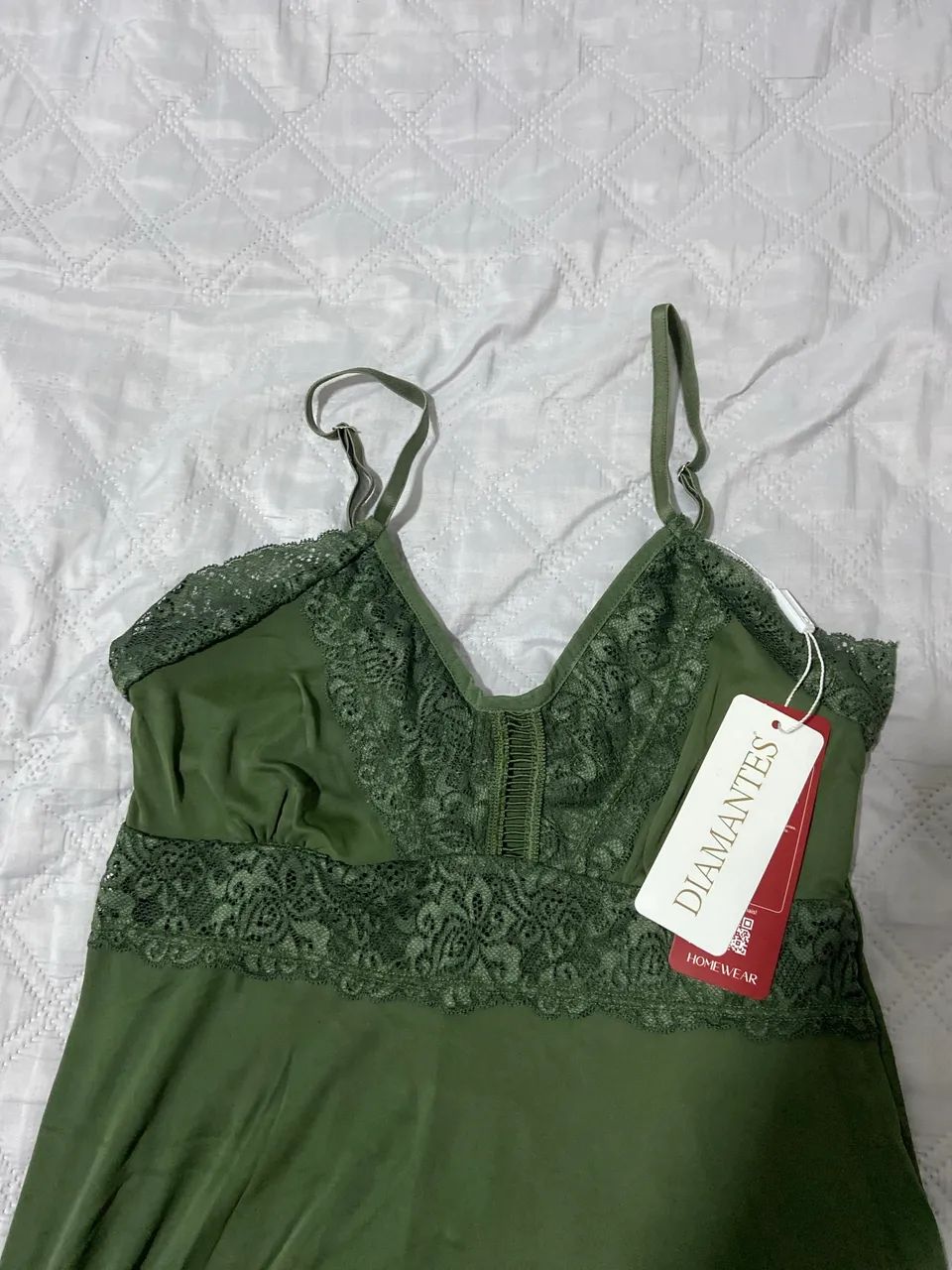 Camisola Linha Noite s/bojo P - Diamantes  - Foto 2