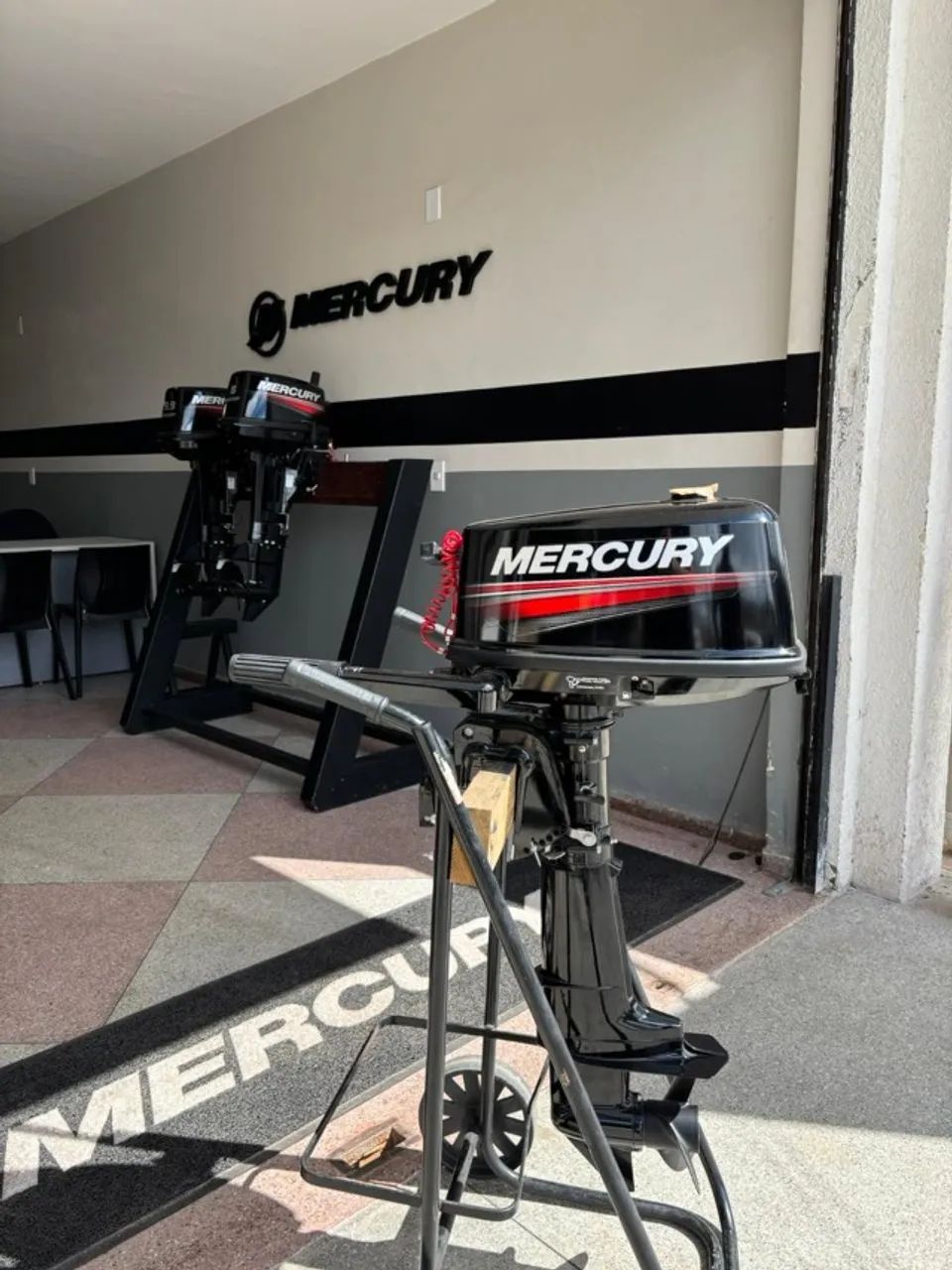 Motor de popa Mercury 5hp - Novo, pronta entrega  - Foto 4