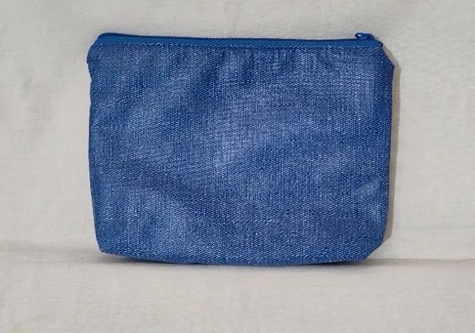 Necessaire impermeável - cor jeans - Foto 2