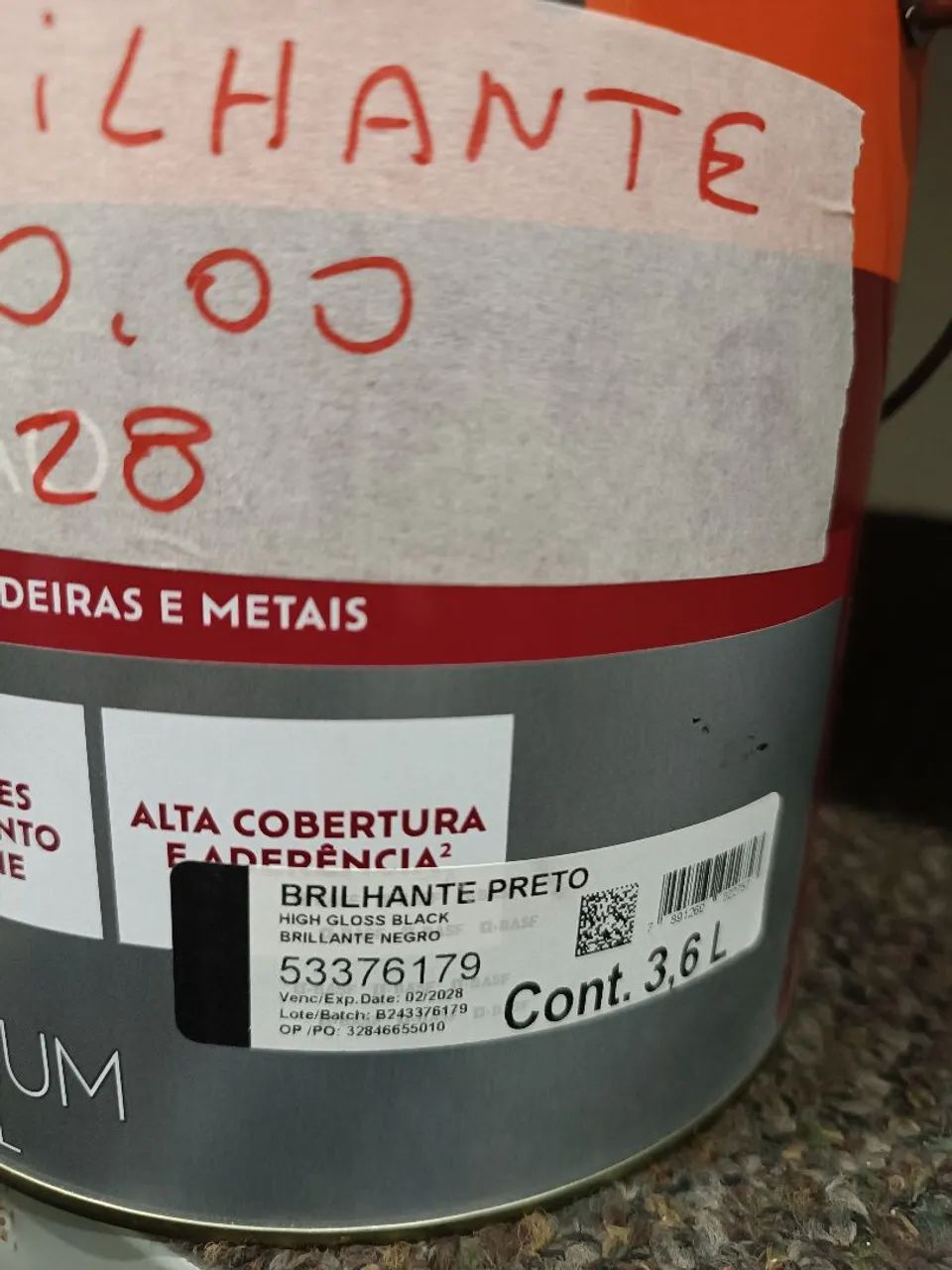 Tinta Esmalte Suvinil Premium Preto Brilhante  - Foto 2