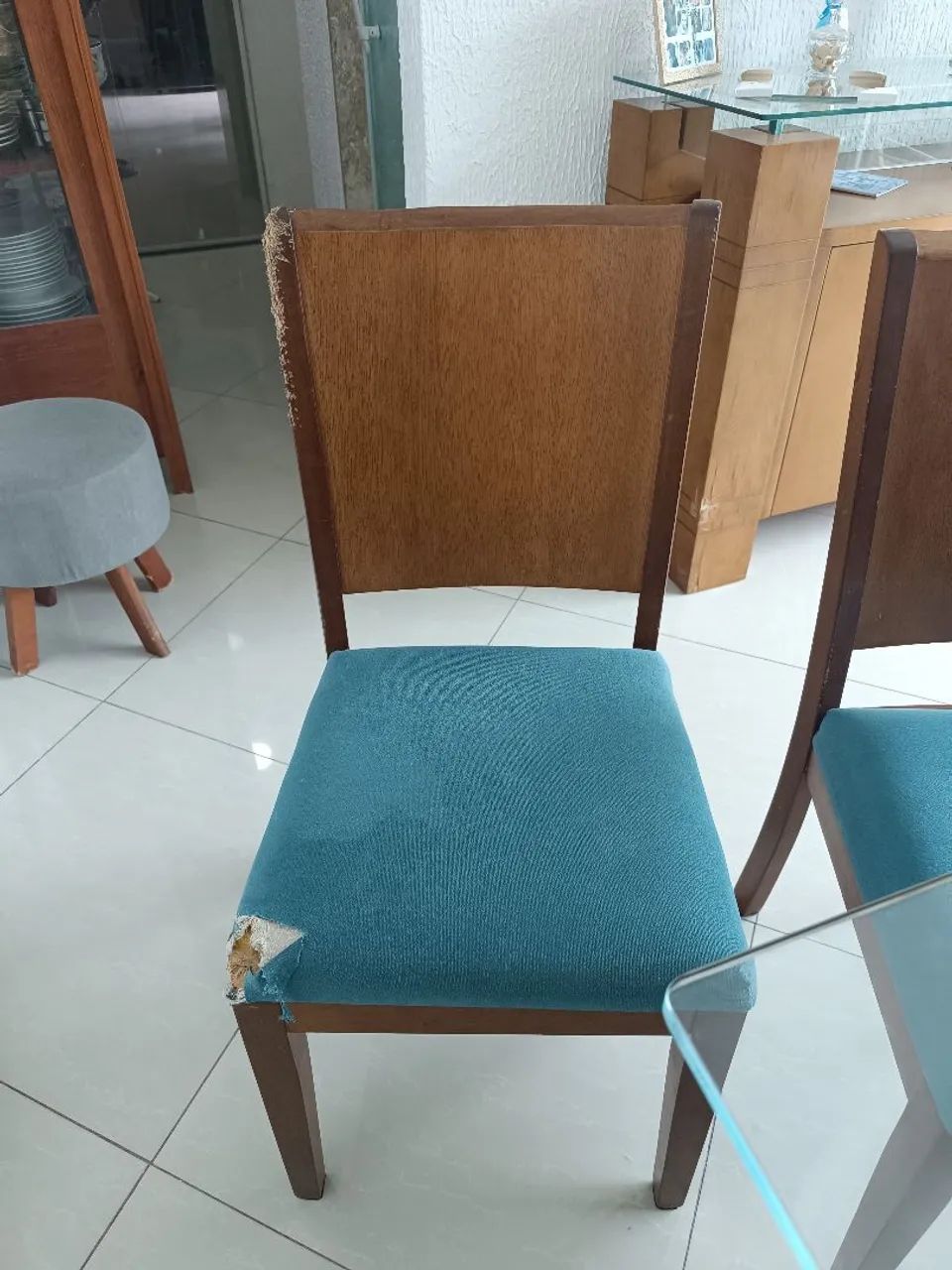 Conjunto de Cadeiras madeira maciça  - Foto 5
