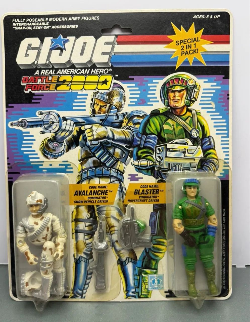Gi Joe Avalanche and Blaster Battle Force 2000 - 1987 - comandos em ação 