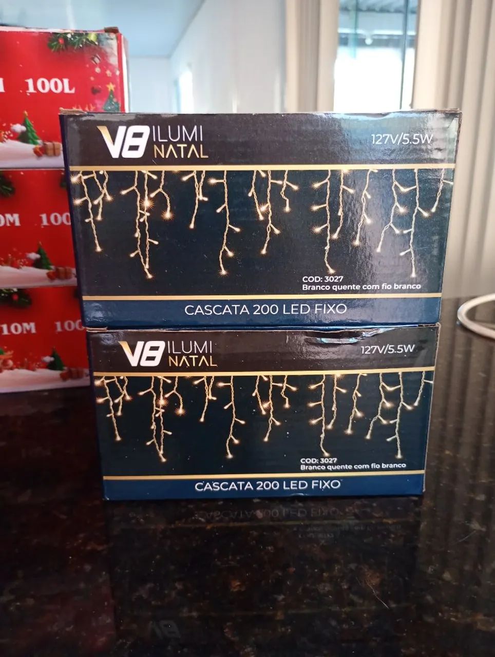 Cascatas 5 e  10 m 2 caixas só 89,00 - Foto 2