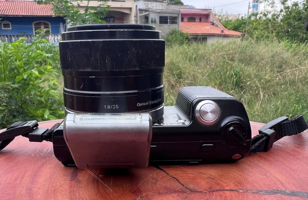 Sony Nex 5 - Com flash e grip  - Foto 4