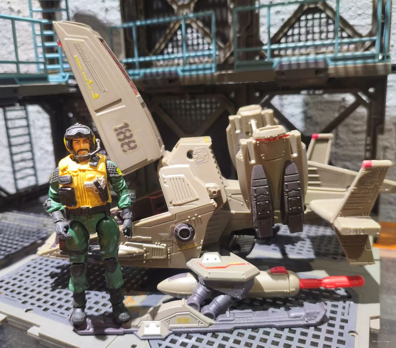 GI JOE 30TH / GHOST HAWK WITH TOMAHAWK  - Foto 2