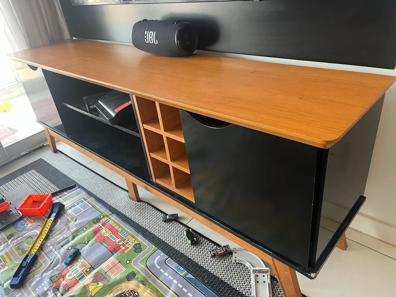 RACK COM PAINEL 