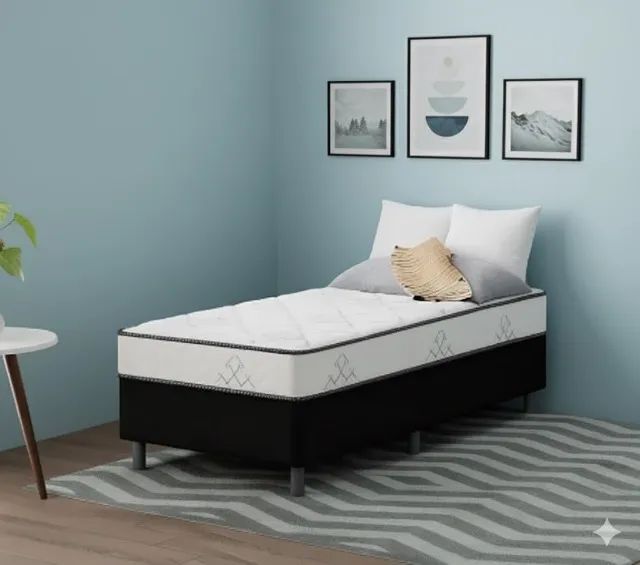 Promoção cama acoplada de solteiro nova 