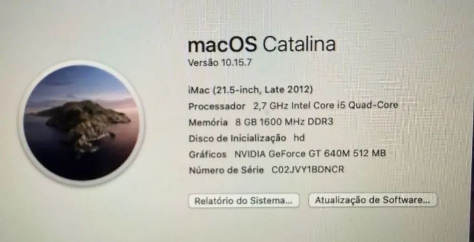 iMac 21,5" Late 2012 - i5 8GB - macOS Catalina - Foto 4