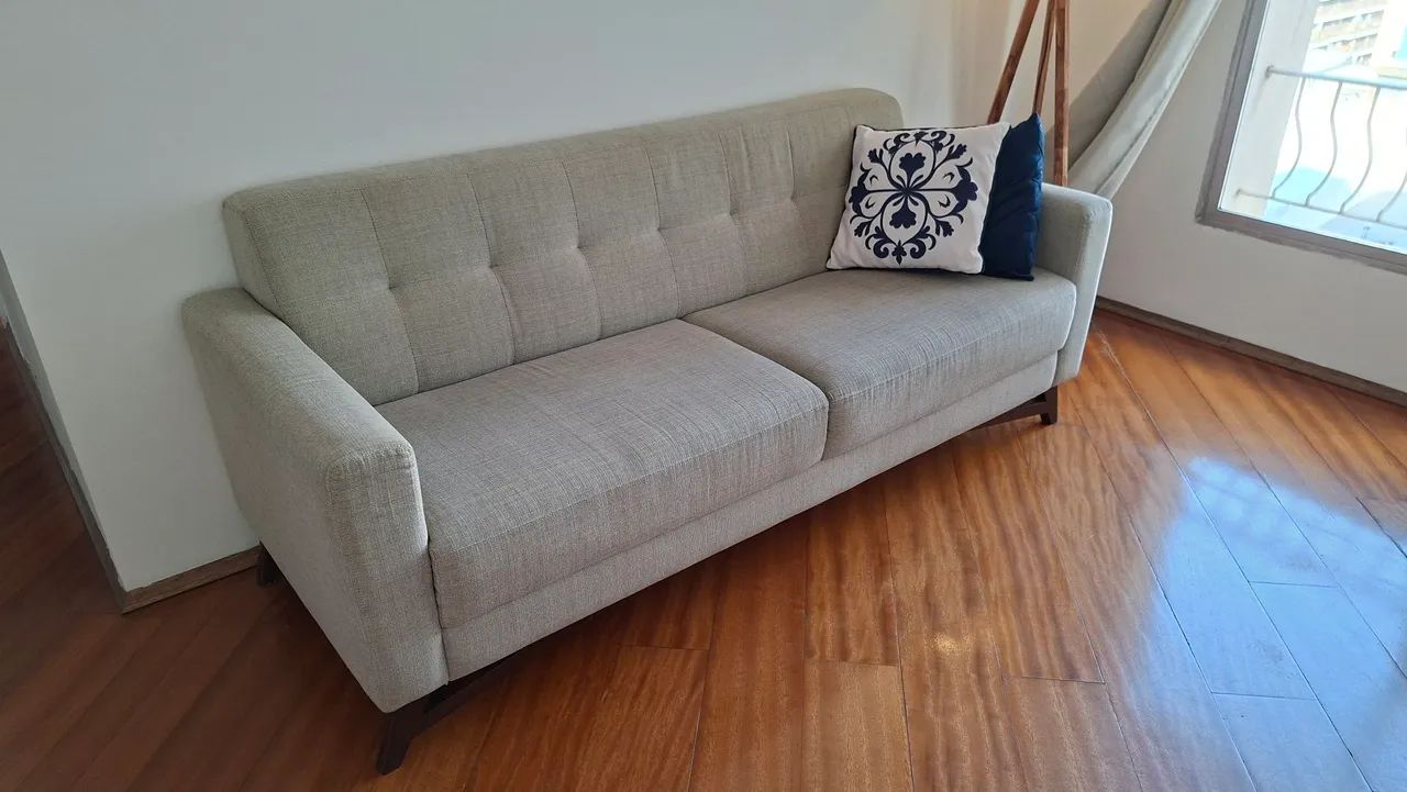 Sofa 2 metros linho  - Foto 2