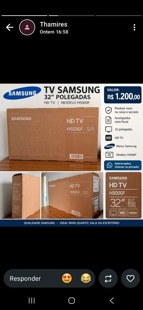 TV SAMSUNG 32 SMART