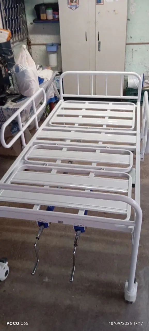 Cama hospitalar com colchão 