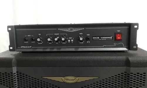 Cabeçote + Caixa 15'' Baixo 350w Oneal Preto 110 220