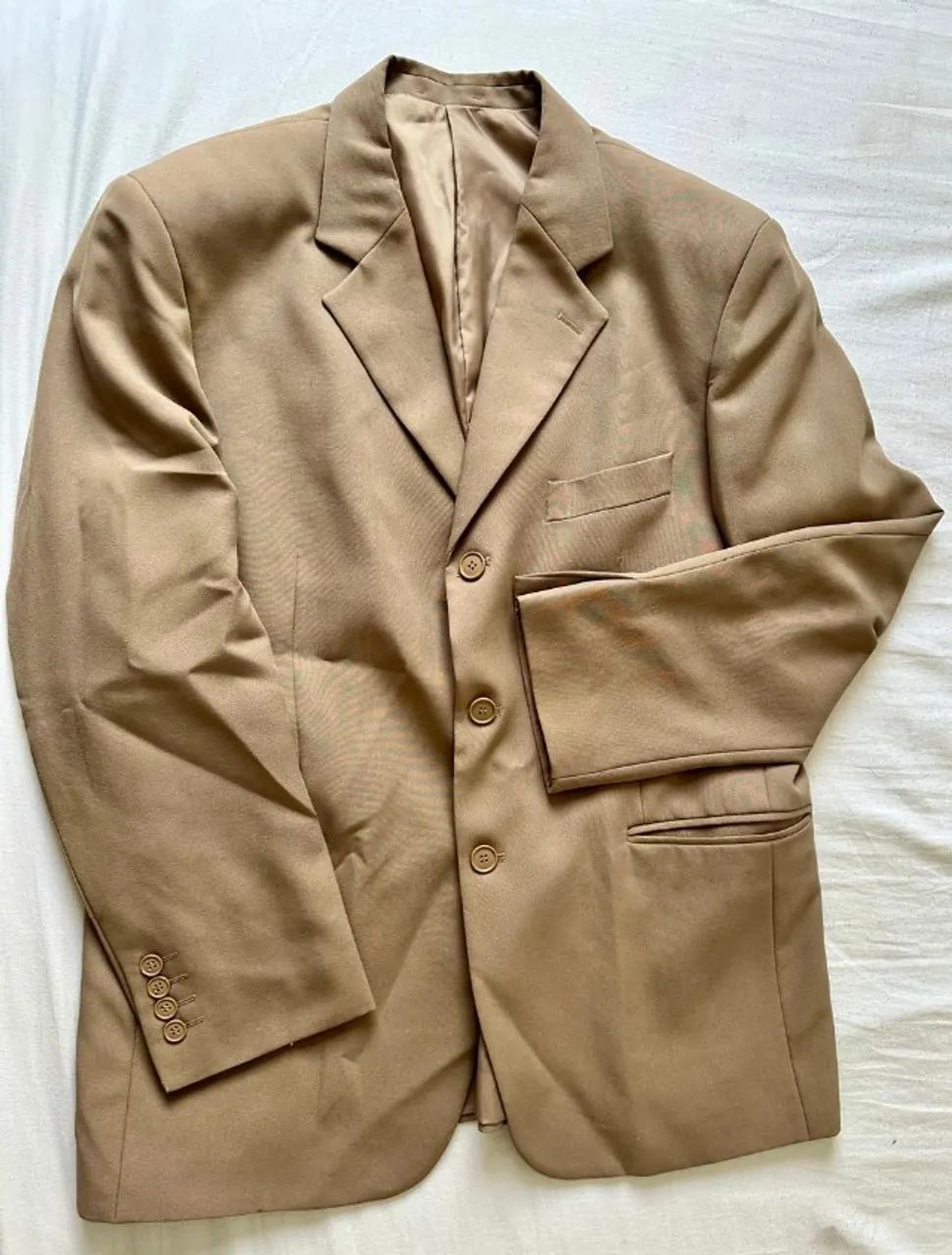 TERNO COMPLETO (BLAZER + CALÇA) - DARTIGNY - BEGE - TAM 52