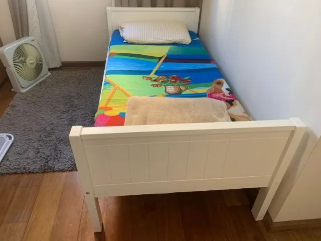 Cama de solteiro branca Tok Stok - Foto 2