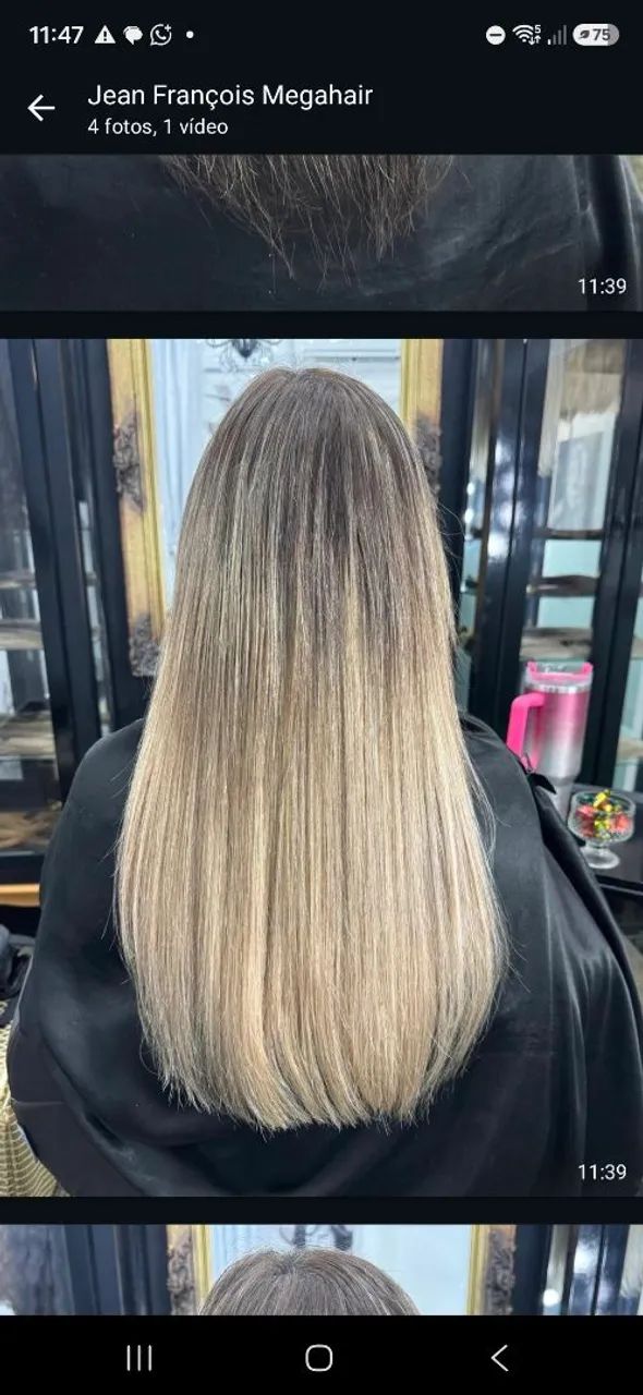 Mega Hair Brasileiro loiro - Foto 3
