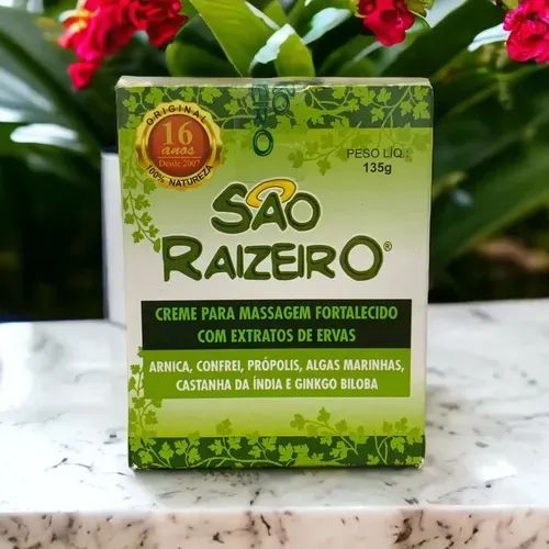 Cremes Para Massagem São Raizeiro Com Extratos de Ervas 135g -  - Foto 4