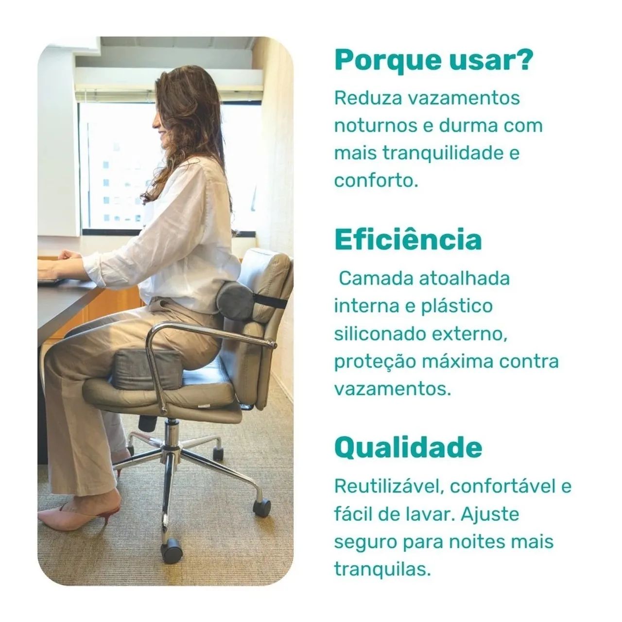 Kit Almofada Gluteoplastia + Rolo Lombar Longevich