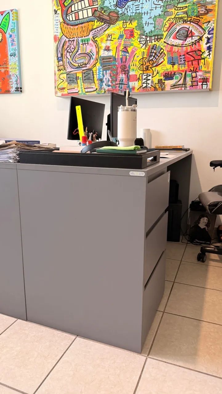 MESA ESCRITÓRIO MDF  - Foto 4