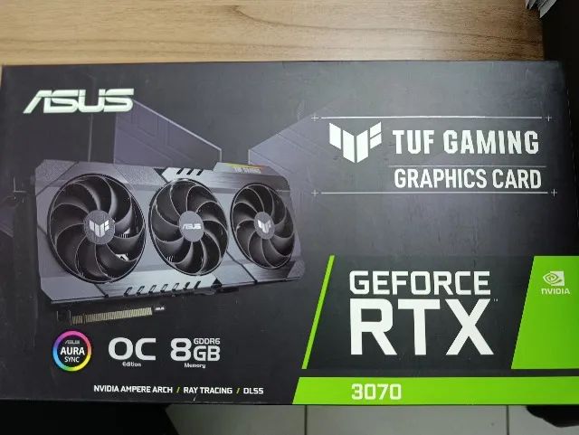 Placa de Vídeo ASUS RTX 3070 8GB - Semi-nova