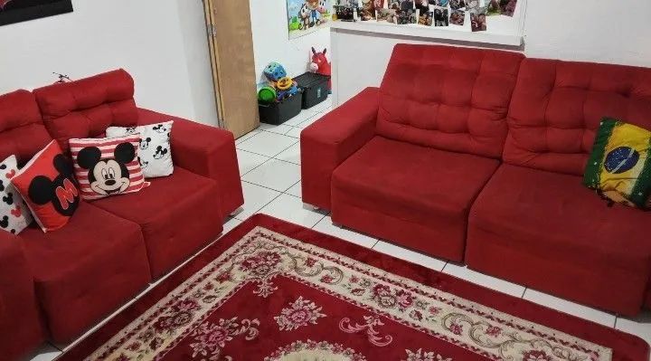 Sofa retrátil 2 e 3 lugares  - Foto 3
