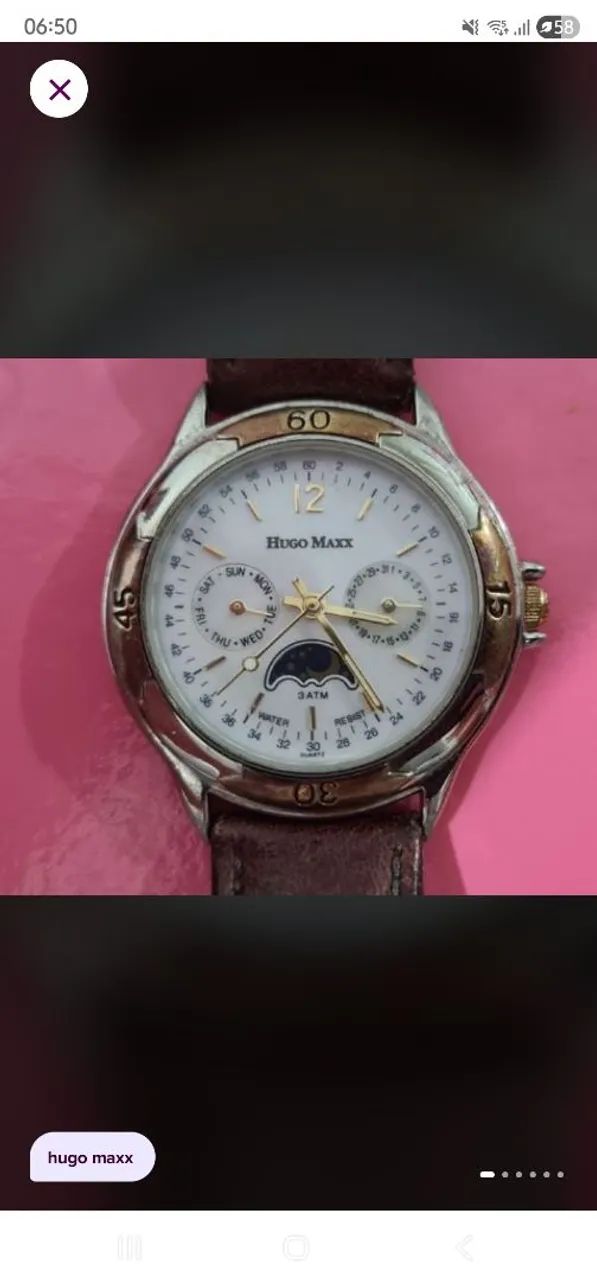 Relógio Hugo Maxx 18k Gold
