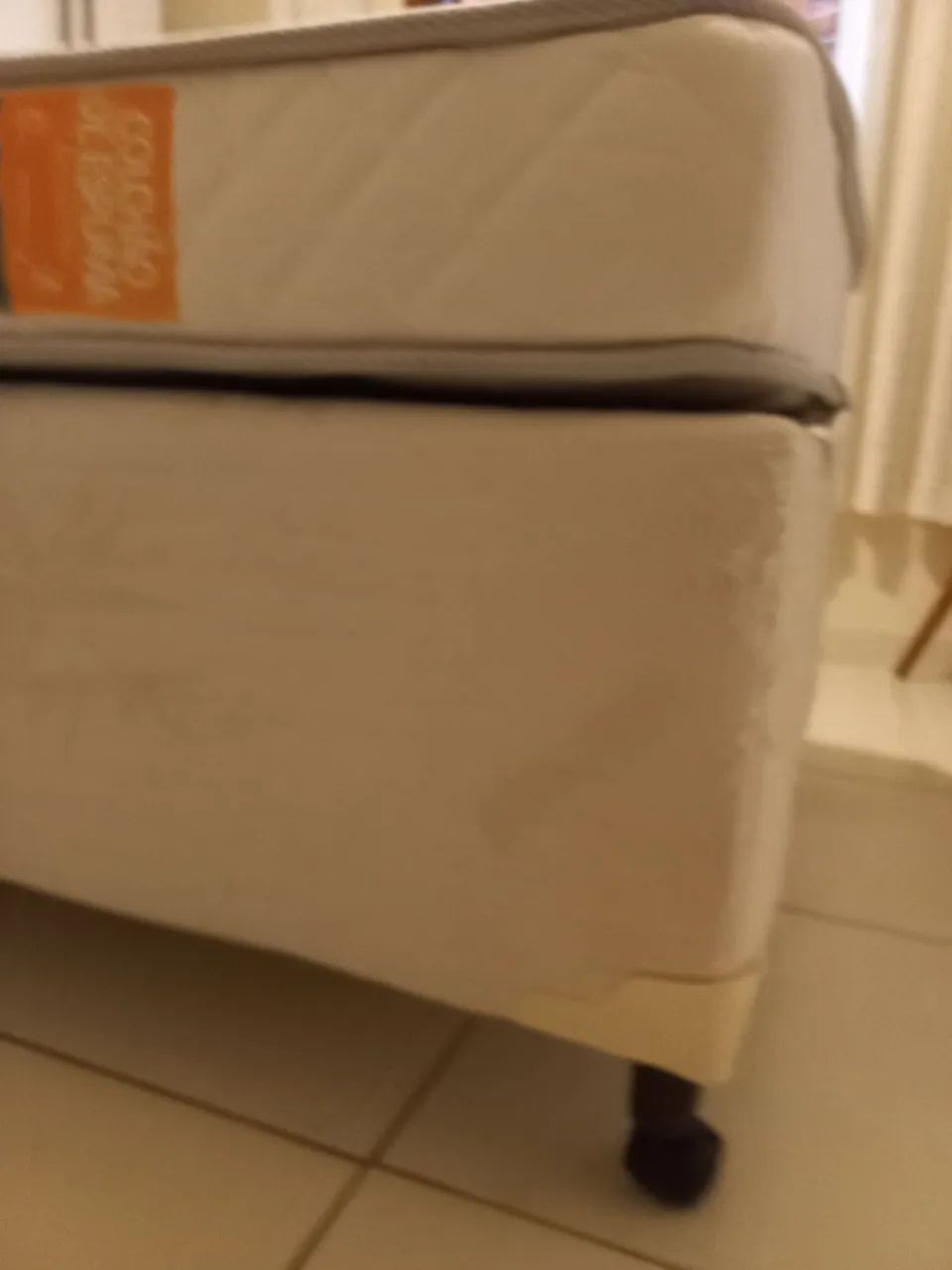 Conjunto cama box e colchão solteiro  - Foto 3