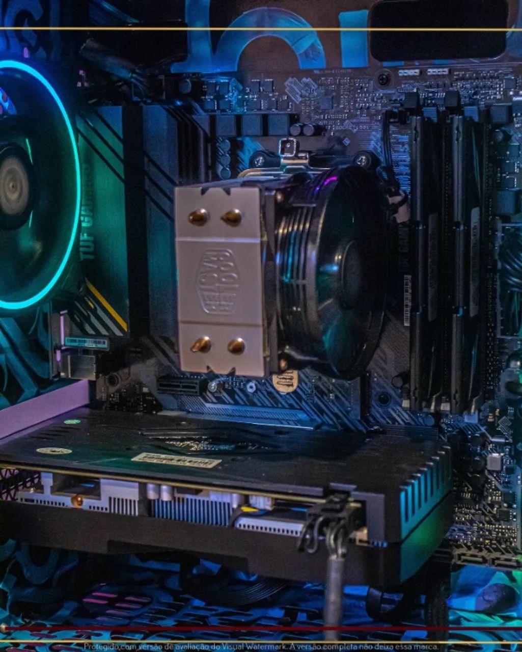 Setup Ryzen 5 2600X, 16gb, 512gb SSD, RX 6600 8gb, Fonte Corsair 650W, Gab. DT3 - Foto 5