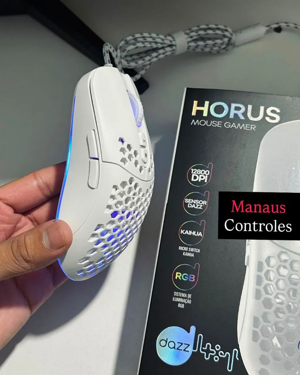 Mouse gamer Hórus com fio - Foto 2