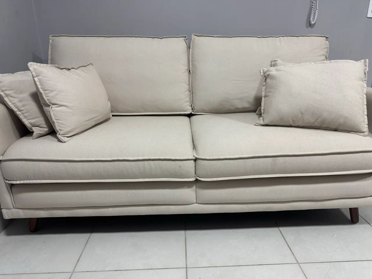 Sofá linho sofisticado  - Foto 5