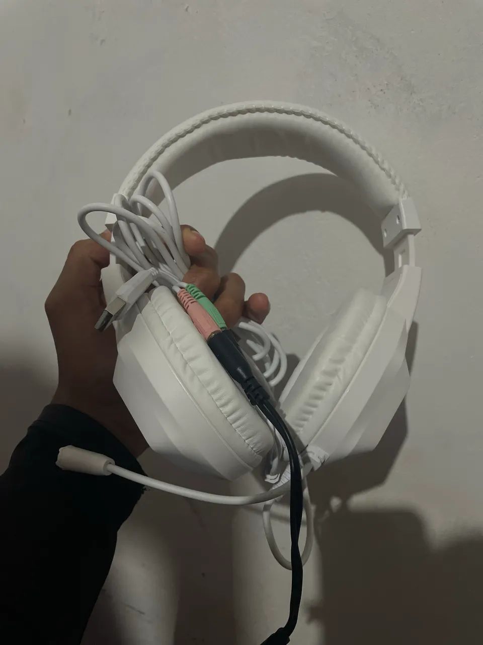 Headset Gamer Letron Branco com Microfone - Foto 4