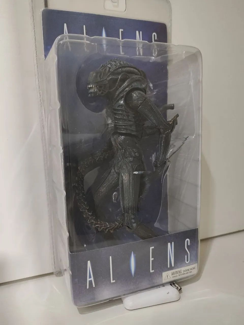 Neca Xenomorph Warrior Azul Figura de Ação Colecionável Boneco