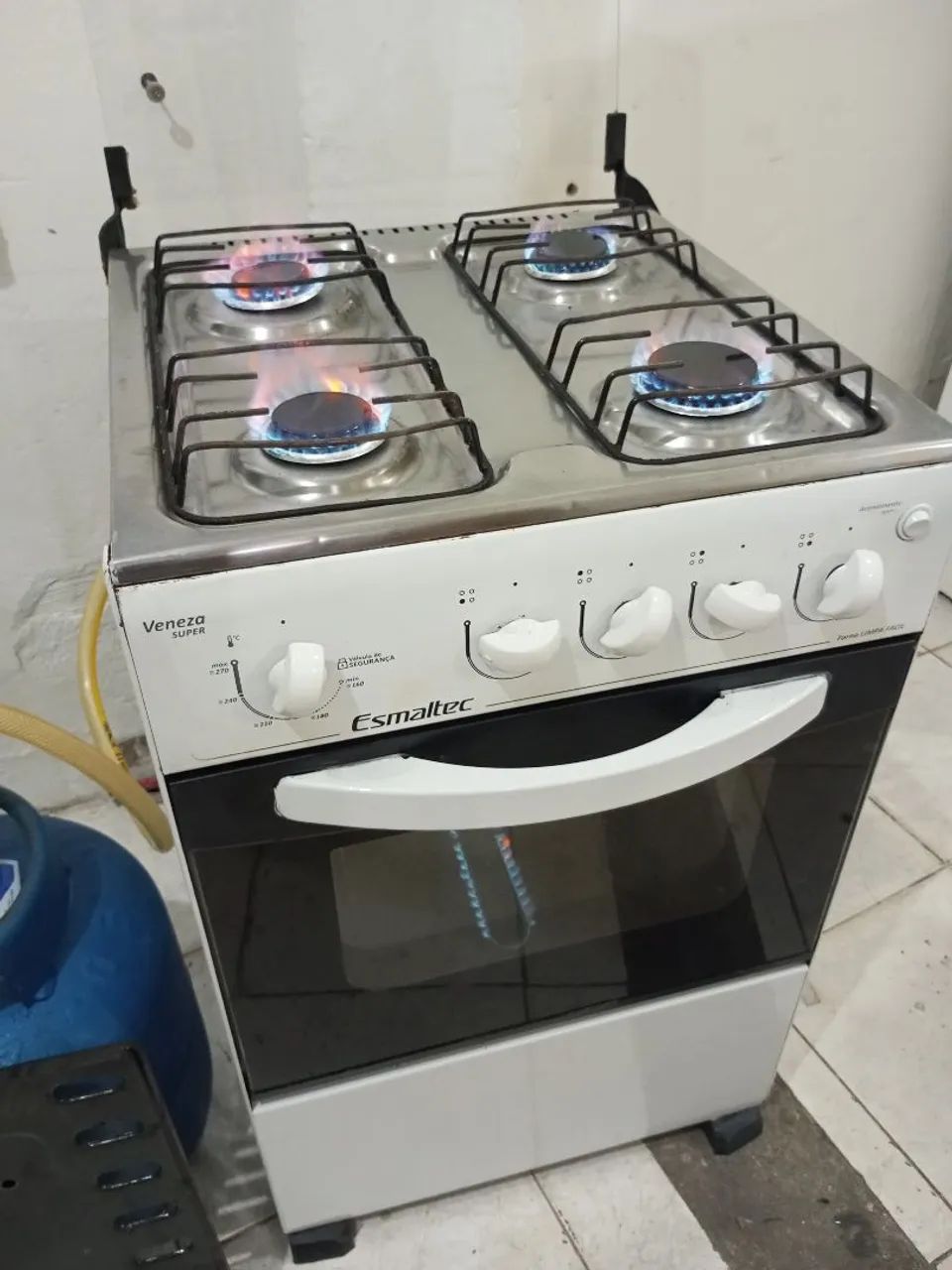 Fogão Esmaltec Funcionando Tudo.Bocas Novíssimas - Foto 5