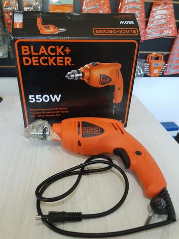 Furadeira de Impacto 3/8 POL 550W HD400 Black & Decker - Foto 4