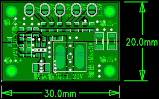 COD-AM305 3A 5v 9V 12v para 3.3v 5v Dc-dc Buck Step-down Módulo Conversor - Foto 3
