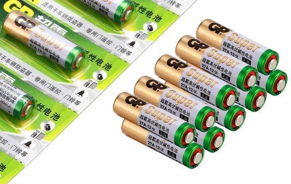 COD-CP350 Bateria Mini Pilhas Alcalina Gn A27 27a 12v Arduino Automação Robotica