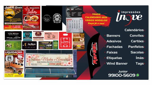 Produtos gráficos e comunicação visual