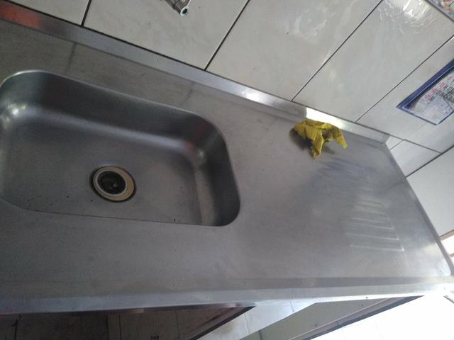 Pia inox 2 metros