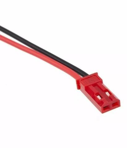 COD-CP141 Kit 2 Pares Plug Conector Jst Com Fios De 15cm (2Macho E 2Fêmea) Arduino - Foto 3