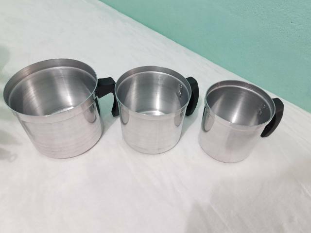 Kit com 3 leiteiras
