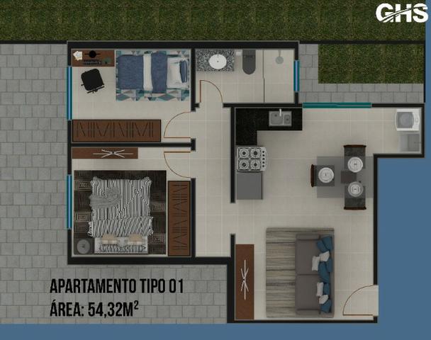 Apartamentos em construcao, bairro cercadinho, cidade campo largo entrada facilitada - Foto 8