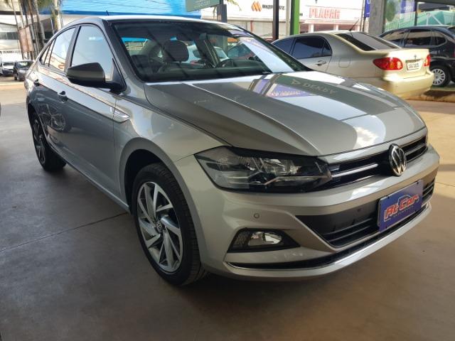 Vw virtus 1.0 higline tsi 200 2018/2019 prata completo - Foto 3