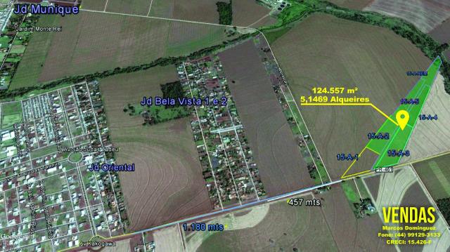Sitio de 5,14 Alqueires prox. Perímetro Urbano