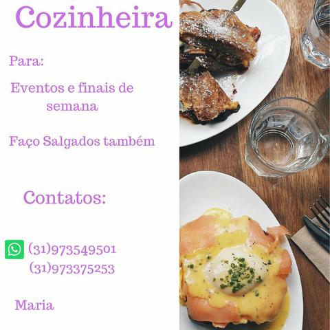 Cozinheira e Salgadeira